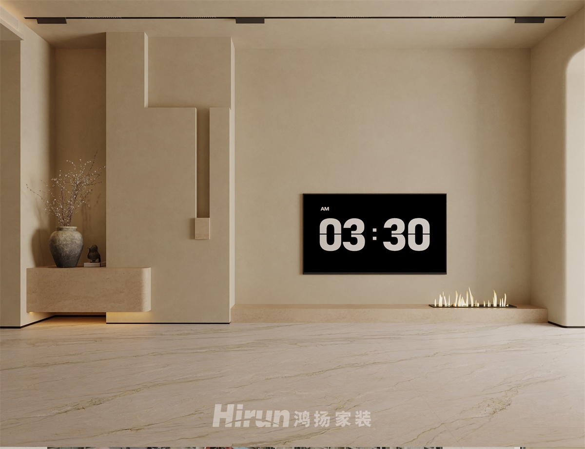 湘江頌700㎡極簡詫寂別墅 裝修案例效果圖-8