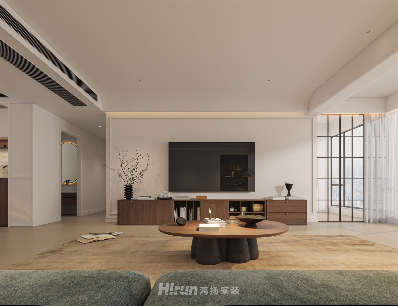 中建鈺和城190㎡復(fù)古風(fēng)潮四居室 裝修案例效果圖-10